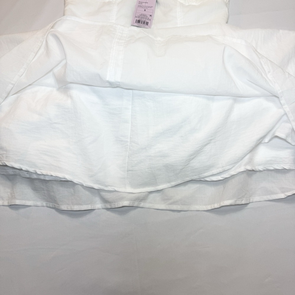 Wild Fable White Cotton Embroidered Corset Long Dress S TikTok Romantic Feminine - Picture 10 of 15